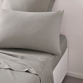 TODAY Essential Set of 2 Pillowcases 50 x 70 cm 100% Cotton Plain Dune