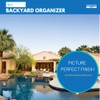 Aquatix Pro Pool Pole Hanger Premium 4pc Aluminium Holder Set,
