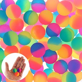24 x Bouncy Balls Rubber Balls Neon Colourful Frosted 25 mm Party Bag