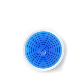 Bullseye Spirit Level High Accuracy Diameter 74mm Round Spirit Level Round Caravan Equipment for Lnguments Tribrachs