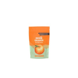 RESQ - Fine Orange Powder: Natural & Sugar-Free - 90g Powder from 50 Fresh Oranges - Sustainable & Preservative-Free (Orange) - Dried slowly to preserve flavour and freshness
