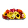 SANDINI Acrylic Car Vase with silk flower/cult flower in Fits