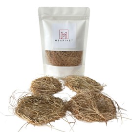 Mbariket Nigerian Exfoliating Native Sponge Loofah (4-Pack) – Biodegradable, Eco-Friendly African Body Scrubber for Deep Cleansing, Glowing Skin, and Daily Shower Use