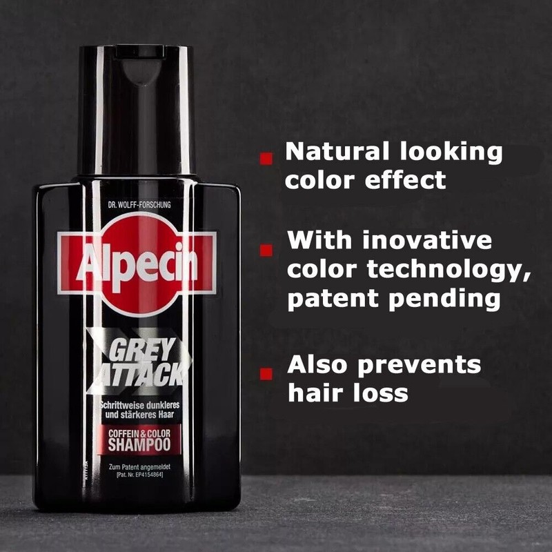 Alpecin @ Grey Attack New Innovation Shampoo For Grey Hair