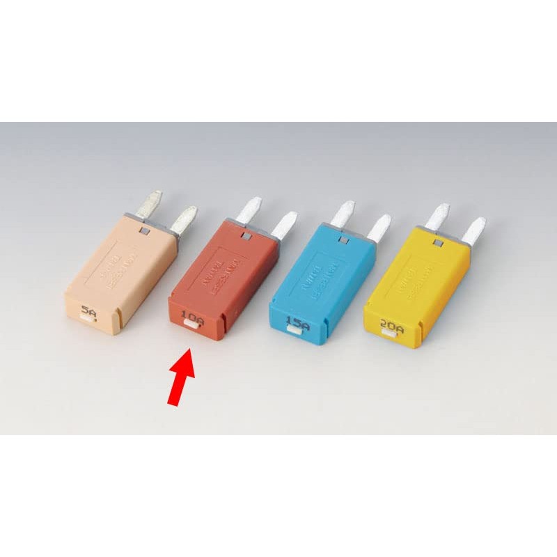 Kijima 304-7080 Motorcycle Parts Fuse Breaker, Mini Flat Type, Low