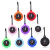 WHAMVOX 9pcs Mini Compass with Heavy Duty Carabiner Accurate Navigation