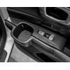 JUIVEEL Carbon Fiber Grain ABS Car Interior Window Switch Panel