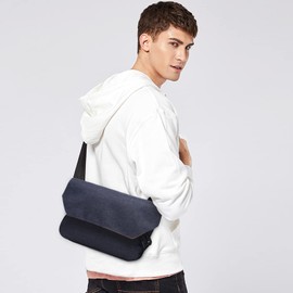 FANDARE Unisex Shoulder Bag Messenger Bag Laptop Bag Messenger Crossbody Bag for Men Women Travel Business College, blue, Fashionable