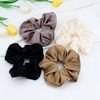 4 Pcs Large Scrunchie, Elastic Large Scrunchies for Women，Oversized Scrunchie,