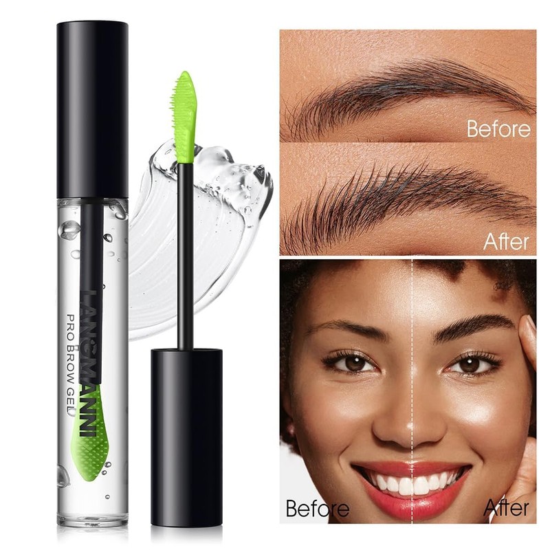 3D Eyebrow Gel, Long-Lasting Clear Brow Setting Gel, Strong Hold