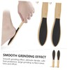 BIUDECO 2pcs Wooden Foot Rubbing Board Multifunctional Callus Remover Exfoliating