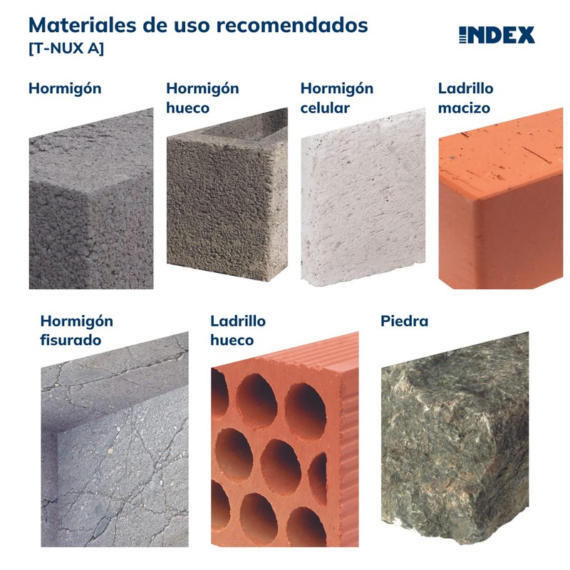 Index Fixing Systems t-nux A – Pack of 8 High