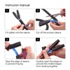 Alex Tech Self-Locking Cable Conduit Woven Cable Sheath Cable Protector