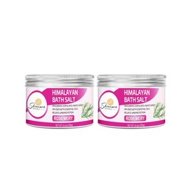 Skincare Sunday Himalayan Bath Salts – Pack of 2 | Infused with Minerals and Essential Oils - Invigorate | Exfoliate | Moisturize | Detoxify | Cleanse - Relaxing & unwinding Potion (Rosemary)