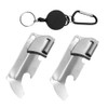WTUSGA Mini Can Opener, 2 Pcs Mini Can Opener Stainless
