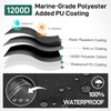 Caminor Boat Console Cover - 1200D Waterproof, Windproof Elastic Strap,