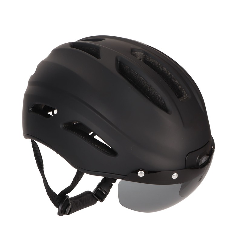 Smart Bicycle Helmet 4K HD Camera Magnetic Goggles Emergency Storage