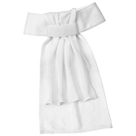 Ovation Drilex Dressage Stock Tie - Size:Medium Color:White