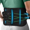AOGOE Back Support Belt with 5 Metal Supports, Back Brace