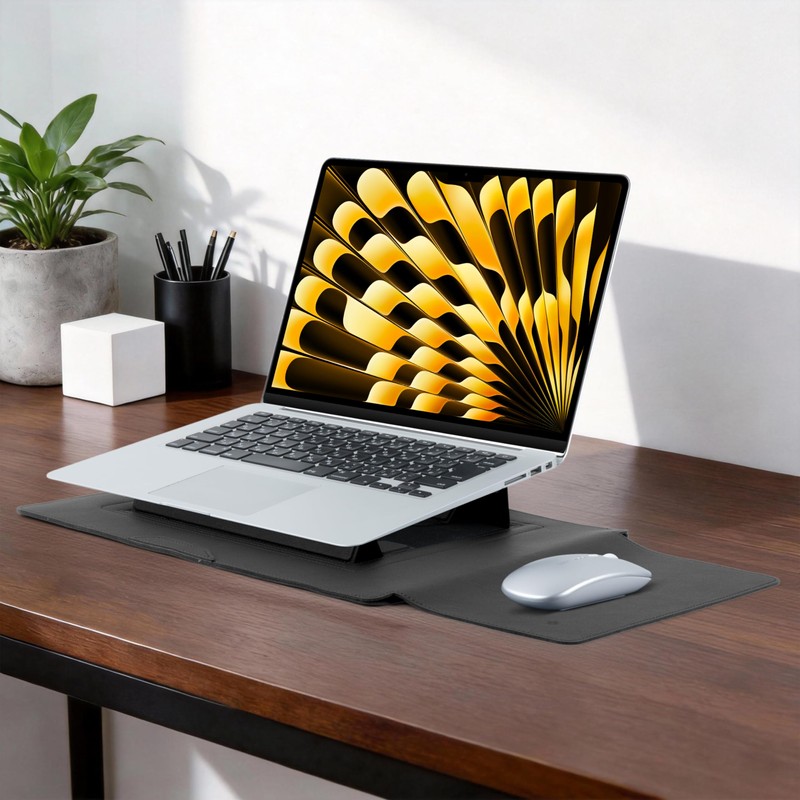 13-14 Inch Protective Laptop Sleeve with Stand, for MacBook Pro/MacBook