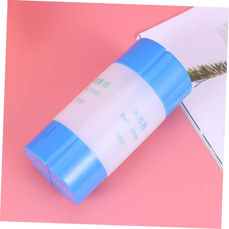 Healeved Travel Toiletry Kit 4 Pack Leakproof Shampoo Bottles 60ml