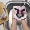 Retro Kitchen Compostable Sponge Cloth - Cow, 1 Cloth
