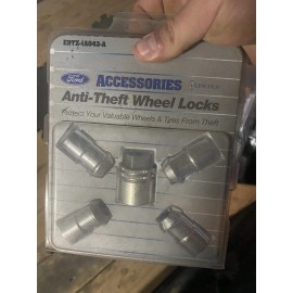 Ford Genuine Ford Wheel Locks - Chrome - Exposed Lugs E9TZ-1A043-A