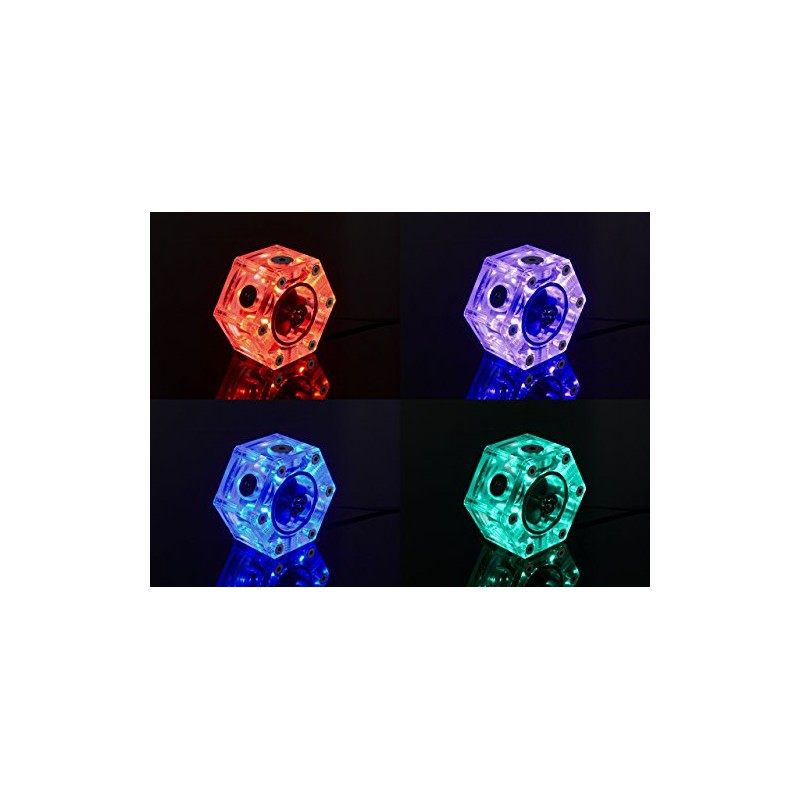 Bitspower G1/4" Hexagon Flow Indicator, RGB