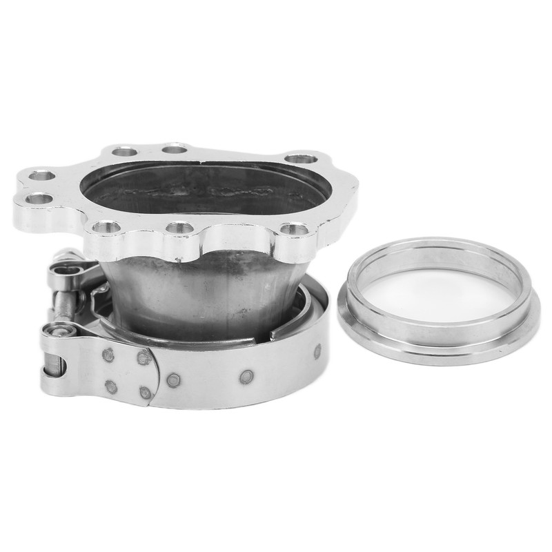 8 Bolt Turbo Downpipe Flange Stainless Steel 2.5in V Band