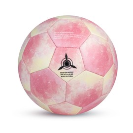 PP PICADOR Size 4 Soccer Ball, Tie Dye Pink Soccer Ball for Youth Kids Boys Girls Outdoors Indoor Practice Ideal Soccer Gift