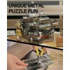 Piececool 3D Metal Puzzle Model Kit for Adults, Queen Anne’s