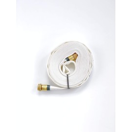 Lay Flat Garden Hose, lightweight, fire fighter grade, compact, made in North America. RVs, boats, cabins, home