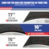AUTOWIKI 16" Hubcaps for 2006-2011 Honda Civic Wheel Rims Cover