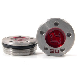 19th Hole Custom Shop 2 of 30g Weights for Scotty Cameron Golf Putters, Scottie Dog (Red)