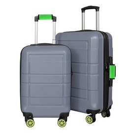 4 Pcs Neoprene Luggage Handle Wrap for Suitcase Luggage Tags Identifiers Bulk Luggage Handle Wrap Luggage Tag Wraps Travel Accessories (Green)