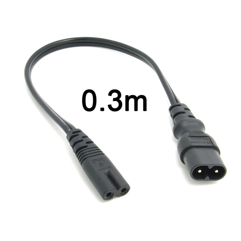Chenyang IEC 60320 C8 Plug to C7 Receptacle Male to