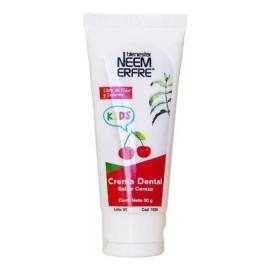Neeem Erfre Crema Dental Para Niños Sabor Cereza Sin Fluor.
