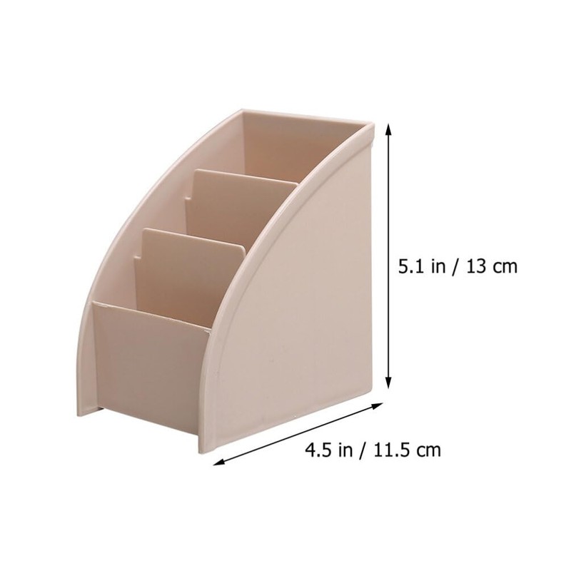 Operitacx 2Pcs plastic organizers white kitchen table desktop makeup organizer
