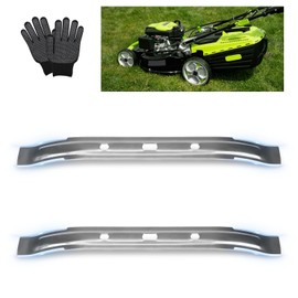 2 Stück Mähmesser Mähroboter Messer 28cm Ersatzmesser Messerklingen Kompatibel mit Stihl iMow Mähroboter RMI Viking MI 632 632 P 632 C 632 PC Rasentrimmer Rasenroboter Messer Rasenmähermesser