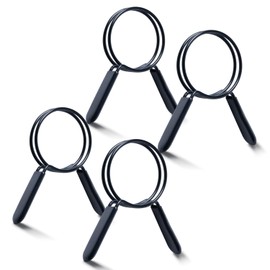 POWERTEC 2-1/2 Inch Double Loop Hose Clamps for Dryer Vent and Dust Collection, Quick Release Spring Clamps for Dust Collector and Fittings, 4 pack (70390-P2)