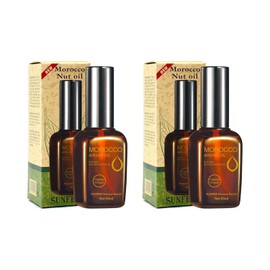 2 Morocco Aceite De Argan Tratamiento Capilar Marroquí Multifuncional Para El Cabello, Aceite Hidratante Para El Cabello, Reparación De Daños Secos, Aceites Absorbentes, Tratamientos Para El Cabelludo, 100 Ml, 2 unidades de 50 Ml c/u