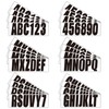 QuickMarine 4 Sets 3" Marine Alpha-Numeric Registration Numbers and Letters