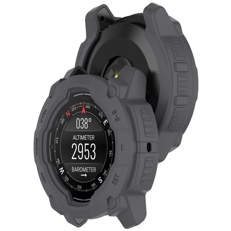 FTRONGRT Case Compatible with Garmin Instinct 3 45mm, Soft TPU,