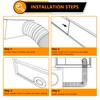 LBG Products Dryer Vent Window Kit for 4" Diameter Dryer