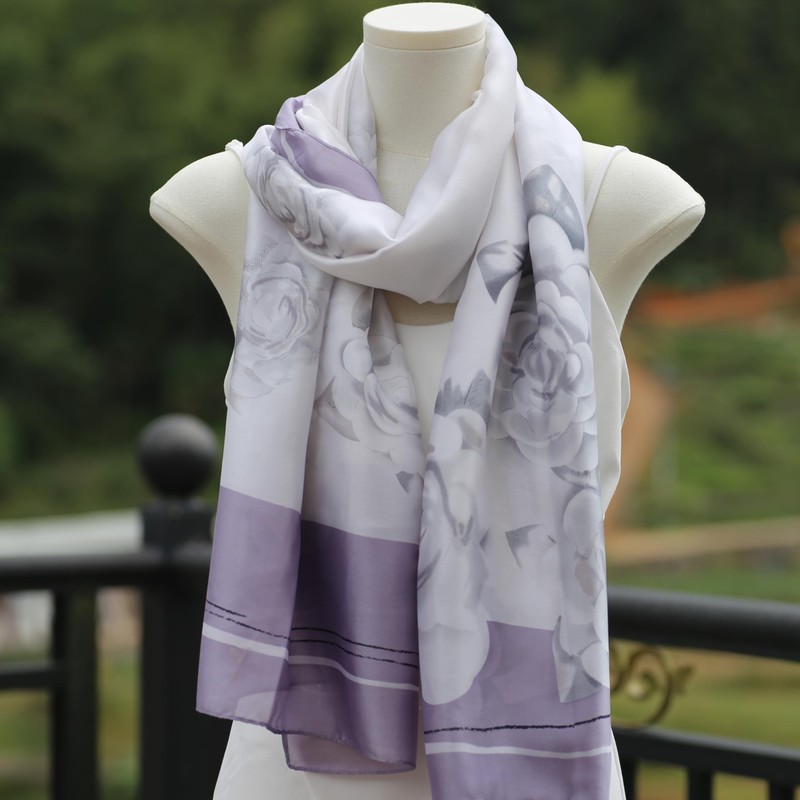 BRMM MIA Women's Scarf, Silk-like, Large, Birthday, Gift, Wedding, Celebration,