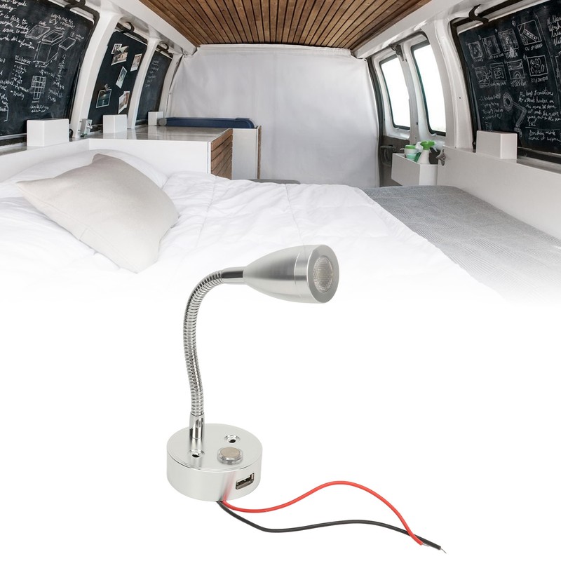 RV Reading Light LED Adjustable Brightness Touch Control Indoor Bedside