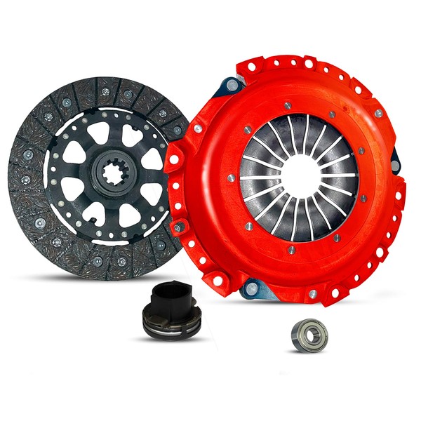 Clutch Kit compatible with 318I 318Is 318Ti Z3 Base Coupe Sedan Convertible 1.8L L4 GAS DOHC (w/AC; DMF;This Application uses a Dual Mass Flywheel (Stage 1; DMF; 03-028R)