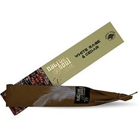 TreeGreen Native Soul Incense Smudge Sticks White Sage & Cedar 15g Single Packet