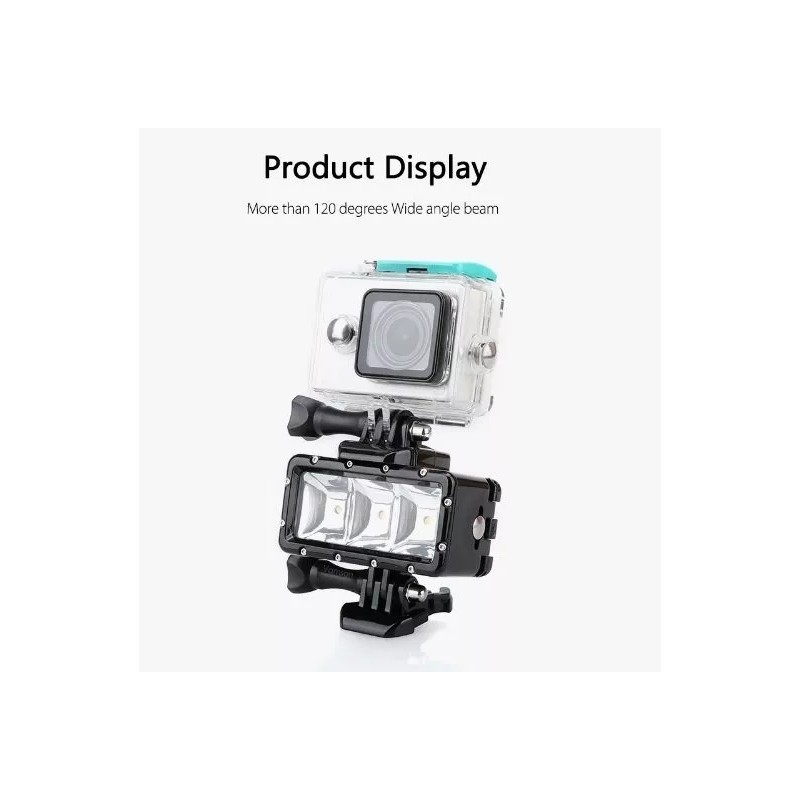 Vamson Lámpara Sub Acuática Buceo Led Flash Luz Cámara Deportiva