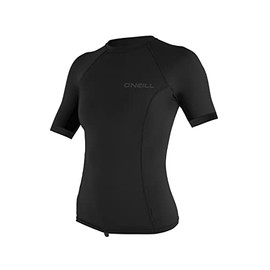ONeill Womens Thermo-X Short Sleeve Top Black - U.P.F. 50+ UV protection - UV Sun Protection and SPF Properties Quick dry